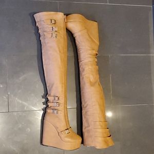 Over the knee boots